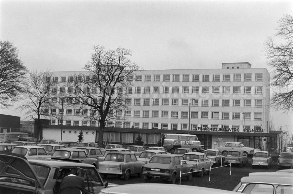 GDR image archive: Prenzlau - Nationally owned enterprise valves and fittings factory VEB Armaturenwerk in Prenzlau in the state Brandenburg on the territory of the former GDR, German Democratic Republic