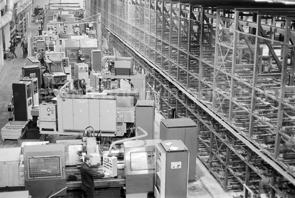 GDR picture archive: Prenzlau - Nationally owned enterprise valves and fittings factory VEB Armaturenwerk in Prenzlau in the state Brandenburg on the territory of the former GDR, German Democratic Republic