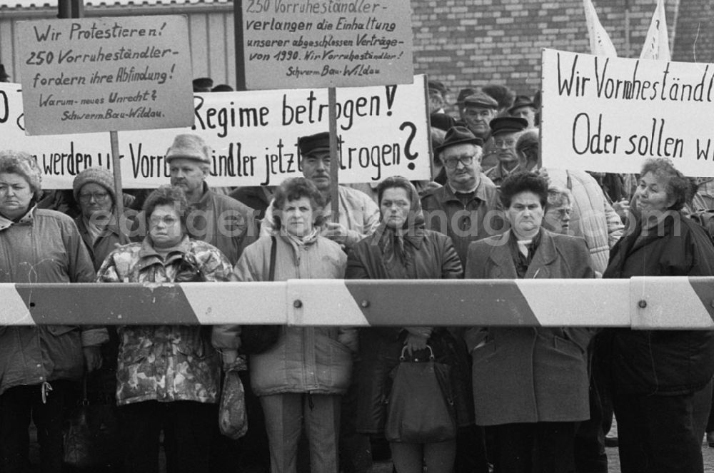 GDR image archive: Wildau - Vorruheständler von Wildau 25.2.92 ND/Lange
