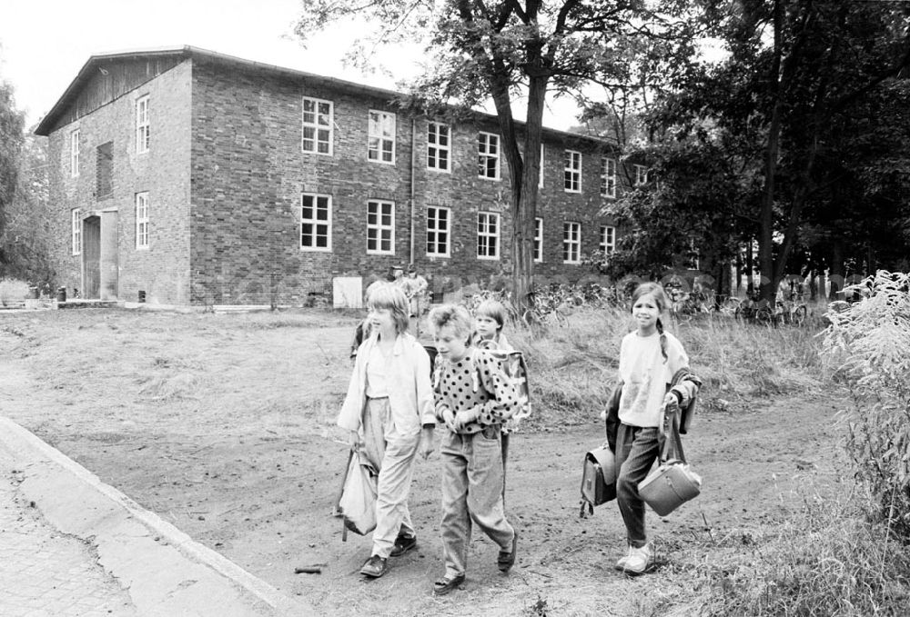 GDR photo archive: - Waldschule in Groß Glienicke Umschlagnummer: 7726