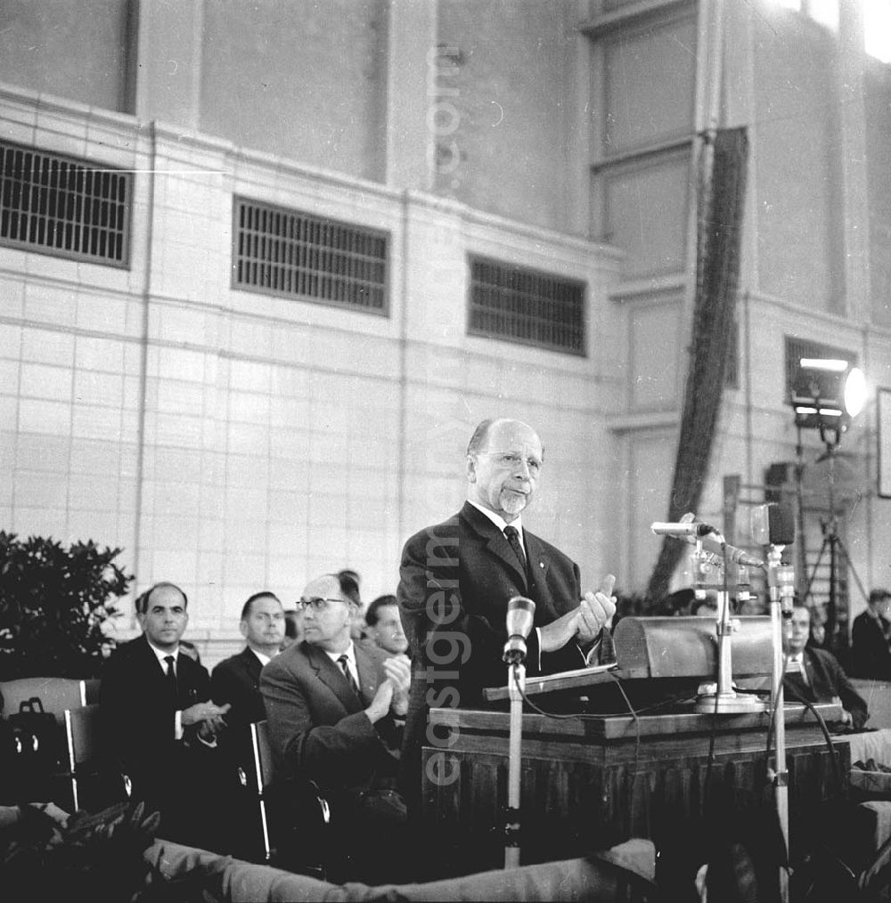 Leipzig: Walter Ulbricht (*30.06.1893 †01.08.1973), Staatsratsvorsitzender der DDR 196