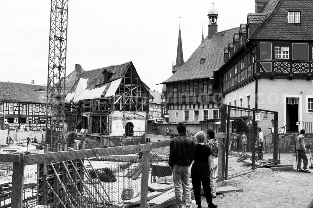 GDR photo archive: Sachsen Anhalt-Wernigerode - Wernigerode - Sachsen Anhalt Stadtansichten 26.07.9