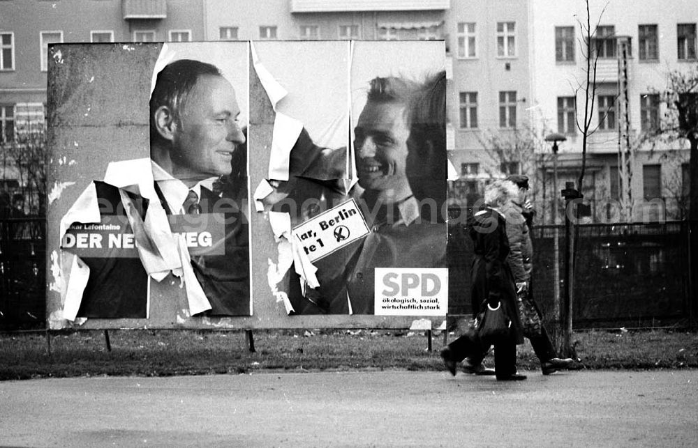 Berlin: Nach der Wahl 3.12.1990 Winkler Umschlag Nr. :15