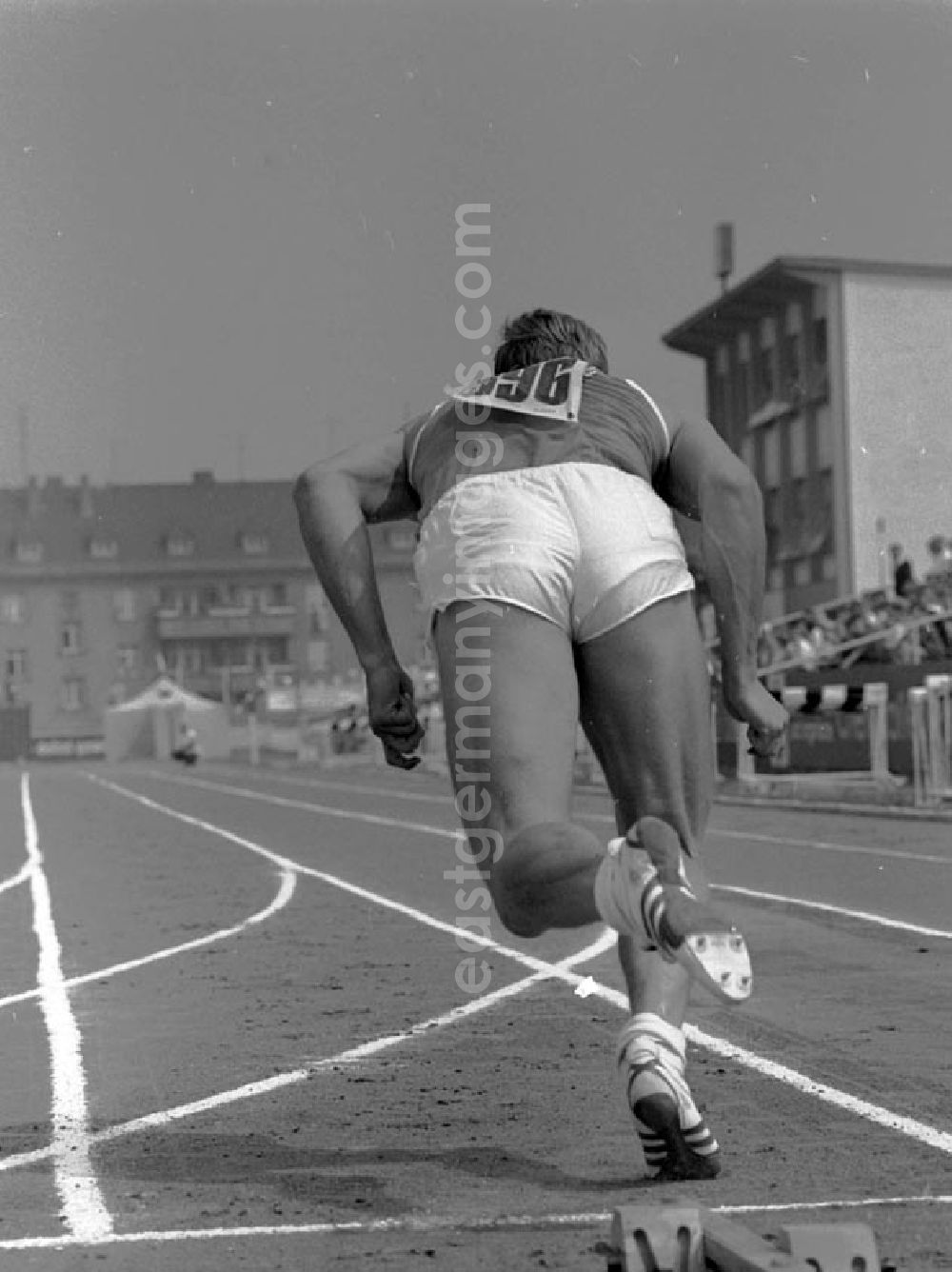 GDR photo archive: Halle - 27.-30.07.1967 XX. Leichtathletik Meisterschaft Halle 100m Max Klauß (1