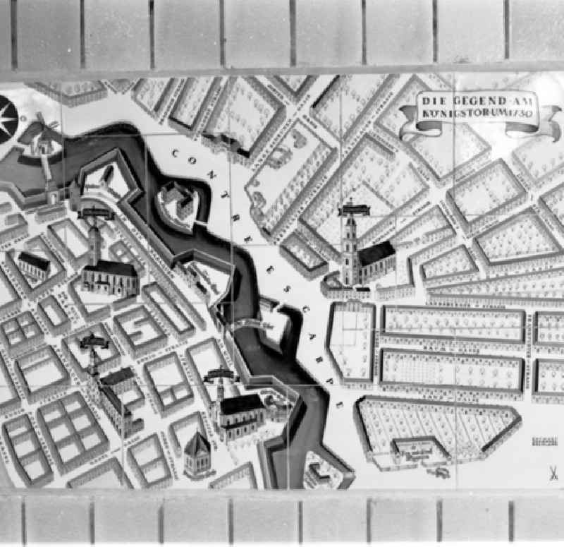 20.08.1969
8 Meissener Mosaikbilder im Alextunnel Entwicklung des Alexanderplatzes vom 18.-2
