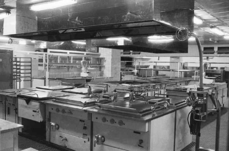 Kitchen Appliances in the Palace of the Republic in Berlin, the former capital of the GDR, the German Democratic Republic
