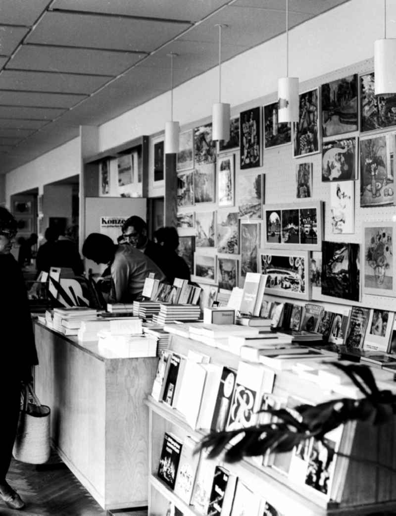 Bookshop in Berlin, the former capital of the GDR, German democratic republic