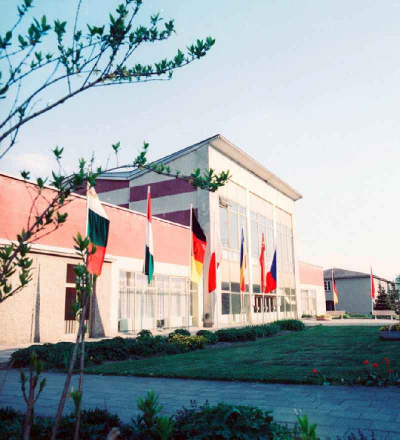 The theatrical building of the troop entertainment NVA of the Erich- Weinert-Ensembles in Berlin, the former capital of the GDR, German democratic republic