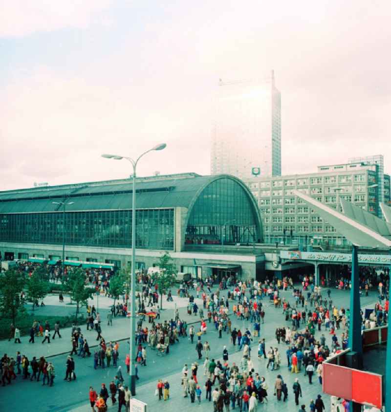 Alexanderplatz station in Berlin, the former capital of the GDR, German Democratic Republic