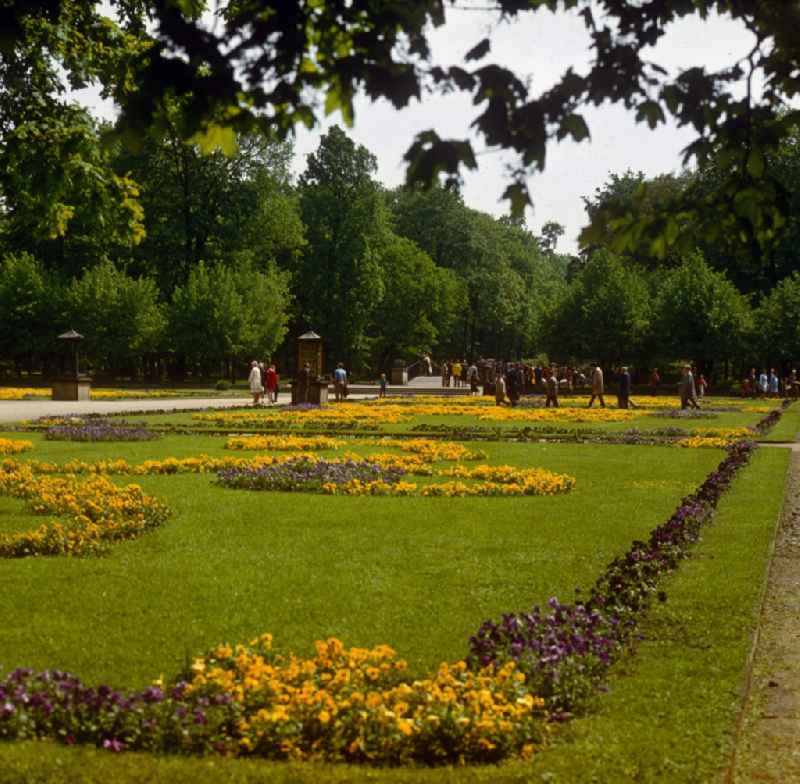 Park in the Tierpark Berlin in Berlin, the former capital of the GDR, German Democratic Republic