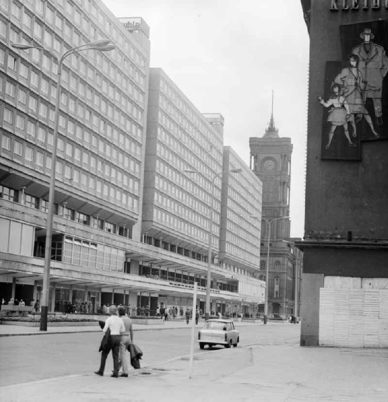 The building ensemble Rathauspassagen in Berlin, the former capital of the GDR, German Democratic Republic