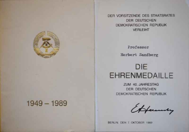 Reproduction of a certificate for the award of the Medal of Honor on the 4