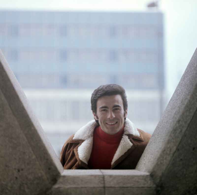 Actor - portrait Gojko Mitic in Berlin, the former capital of the GDR, German Democratic Republic