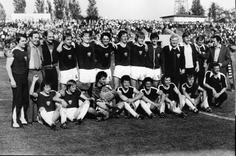 Soccer team ' BFC Dynamo ' in the district Prenzlauer Berg in Berlin Eastberlin on the territory of the former GDR, German Democratic Republic