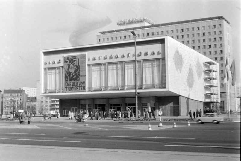Cinema building of the film theater ' Kino International ' on street Karl-Marx-Allee ( Stalinallee ) in the district Mitte in Berlin Eastberlin on the territory of the former GDR, German Democratic Republic
