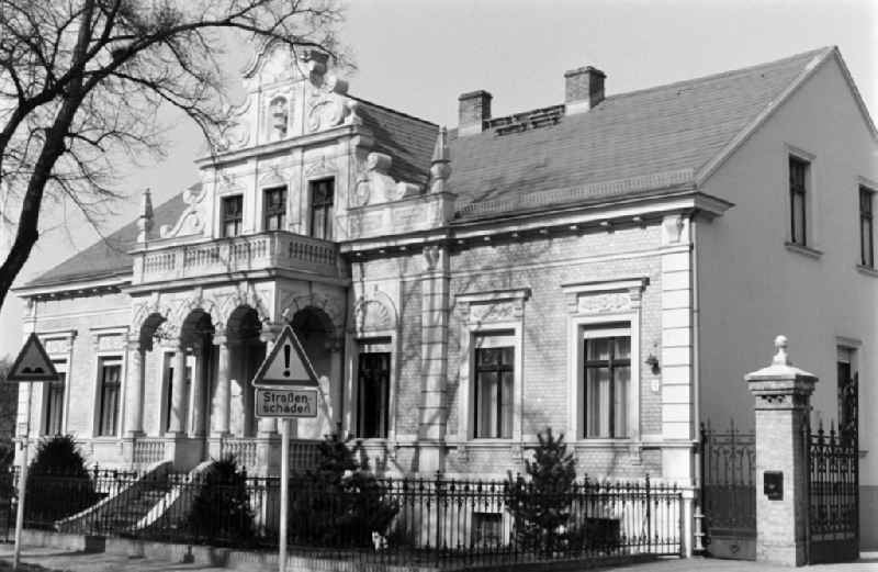Residential house in Alt-Marienfelde in Berlin. The farmhouse was built in 1899-19