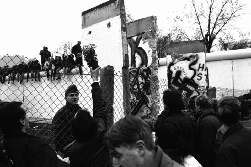 Besetzung der Grenzanlagen am Potsdammer Platz Berlin-Mitte
Oktober 1989