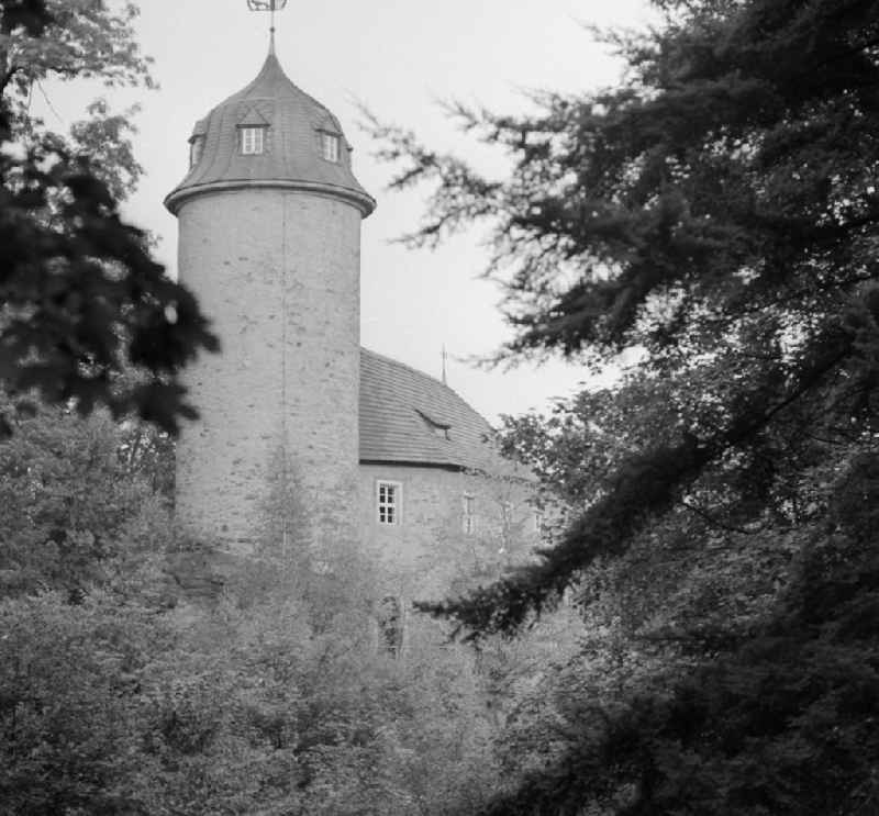Rabenstein Castle, the smallest castle in Saxony, in Chemnitz in the federal state of Saxony on the territory of the former GDR, German Democratic Republic