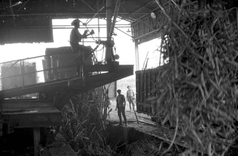 Blick in eine Zuckerfabrik in Cienfuegos. In den 60er und 7
