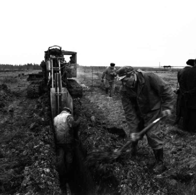 November 1966 Melioration (Verbesserung der Bodenqualität) in Estland