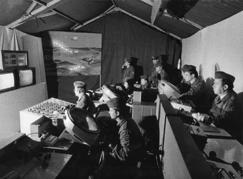 A control center of the air forces of the NVA in Fuerstenberg / Havel in Brandenburg