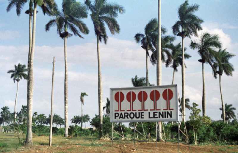 Blick auf den Lenin-Park in Havanna.