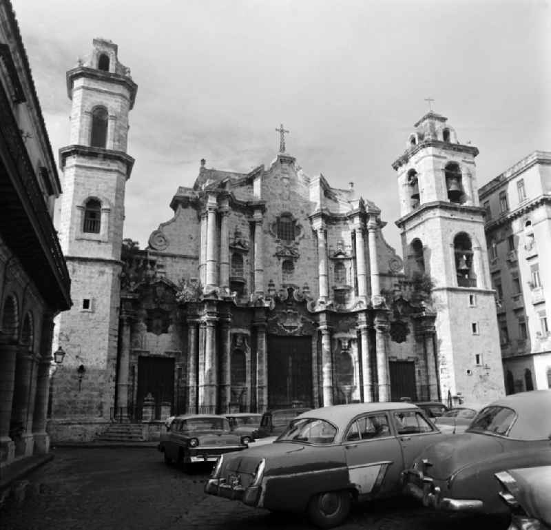 The cathedral of Havanna in Kuba