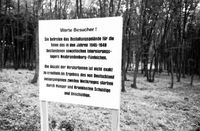 Bez. Neubrandenburg - Brandenburg
Grabfunde eines ehem. Internierungslagers
19.07.9
