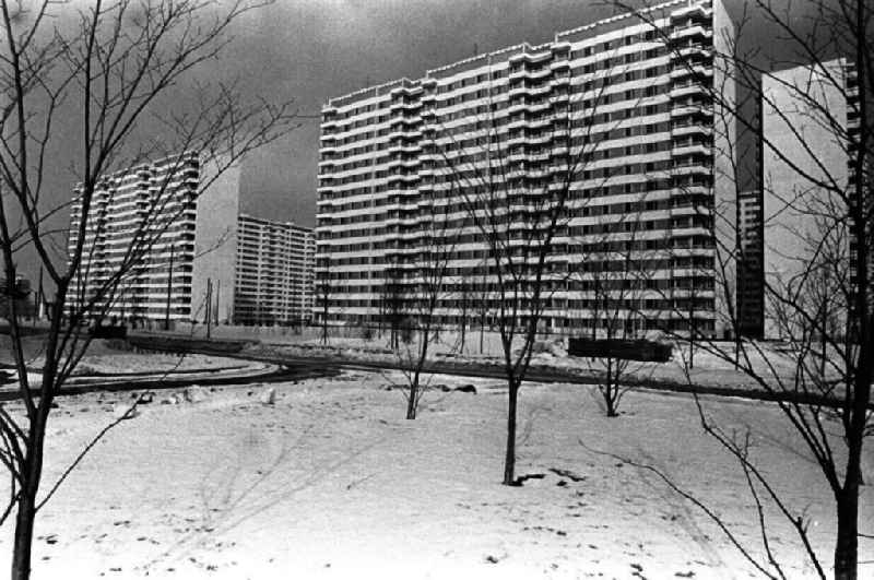 Ein Olympisches Dorf in Moskau, die heutige Wohnanlage in Süd-Westen der Stadt, wurde für die Moskauer Olympischen Sommer Spiele 198