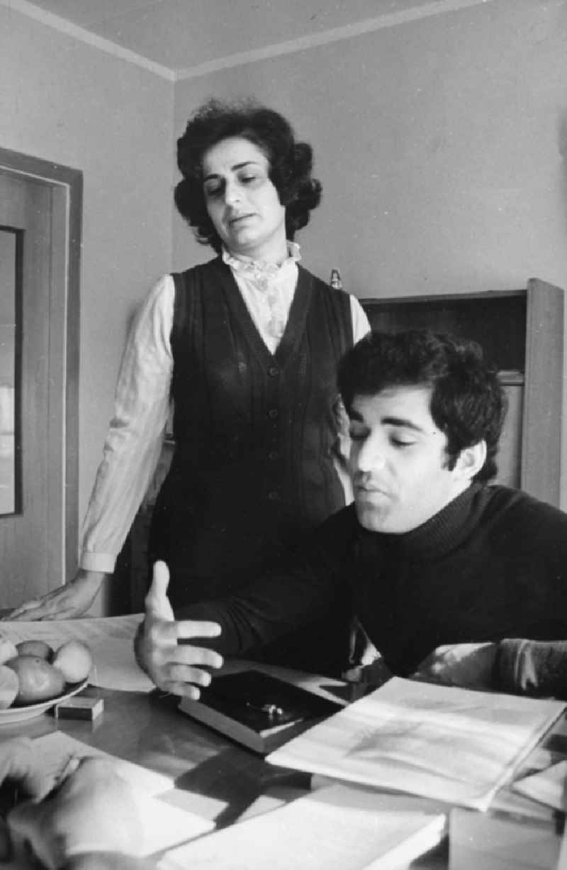 The former Russian chess champion Garry Kasparov in Moscow. Here, with his mother, Klara Schagenowna Kasparjan