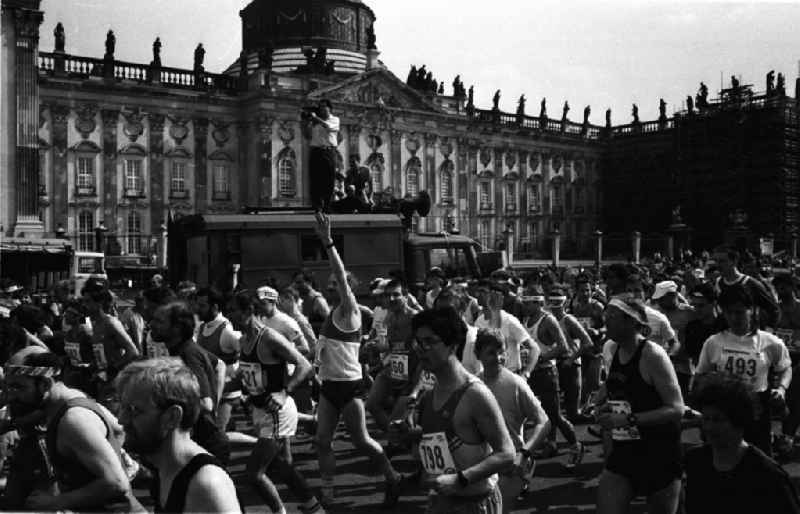 Teilnehmer / Läufer beim Sanssouci Lauf.