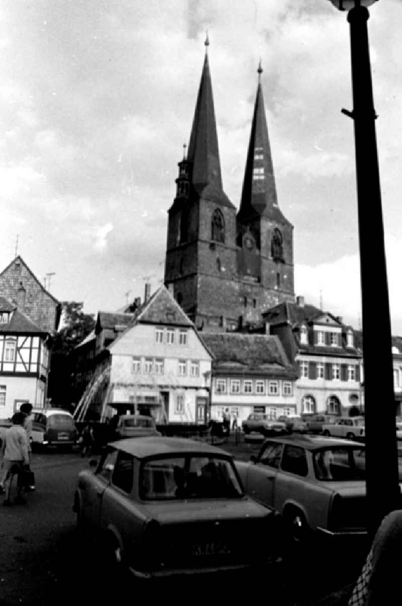 Mai 1973 Quedlinburg Städtebild.