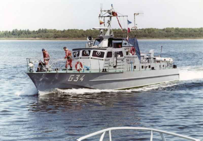 Border control boot type GB-23 ( name ' G 34 ') in the Baltic Sea coastal waters