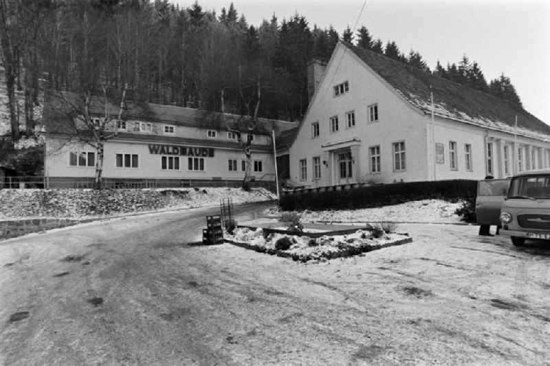 The Waldbaude in the district Giessuebel in Schleusegrund in the state Thuringia on the territory of the former GDR, German Democratic Republic