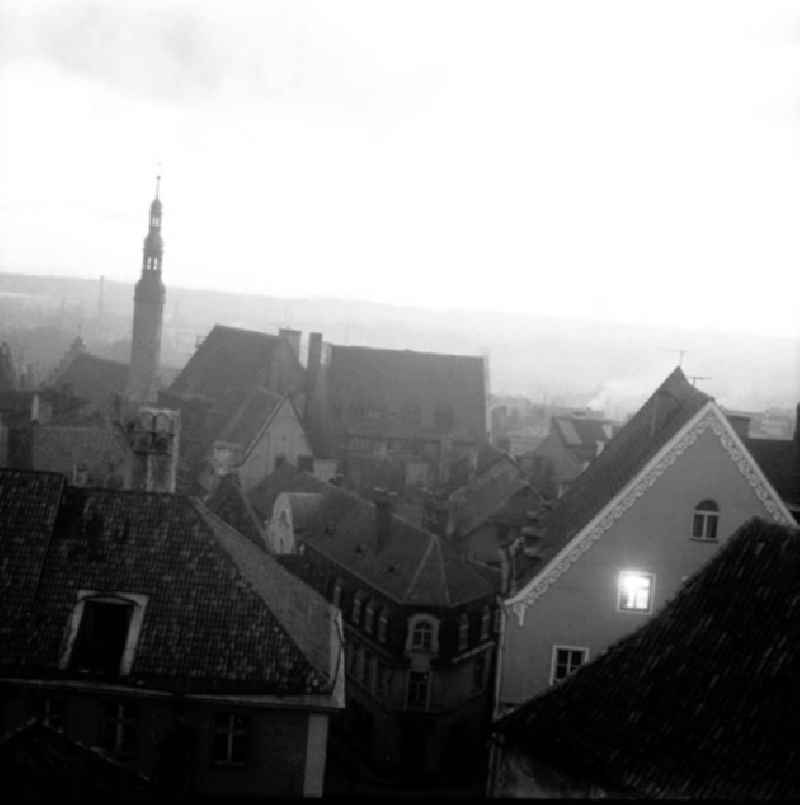 November 1966 Tallinn: Stadtansicht Blick vom Domberg