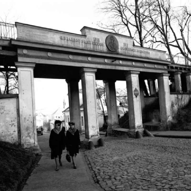 November 1966 Tartu in Estland: Blick auf die Stadt Universität