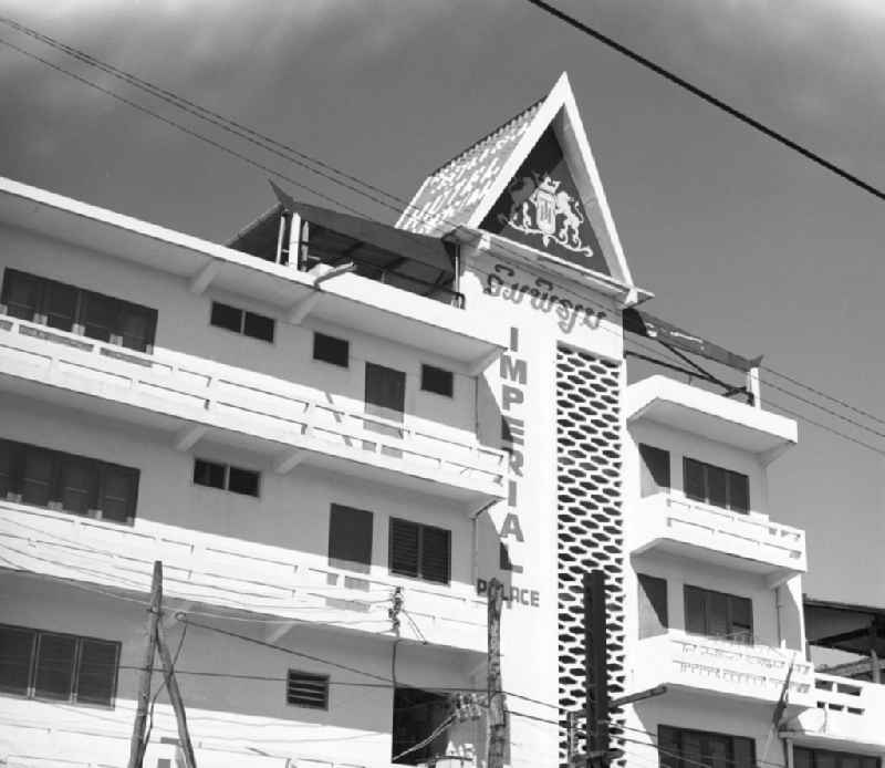 Das Hotel 'Imperial' in Vientiane in der Demokratischen Volksrepublik Laos.